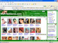 Myfreecams aka MFC aka MyFreecams.Com thumbnail home page with lots of live cam girls