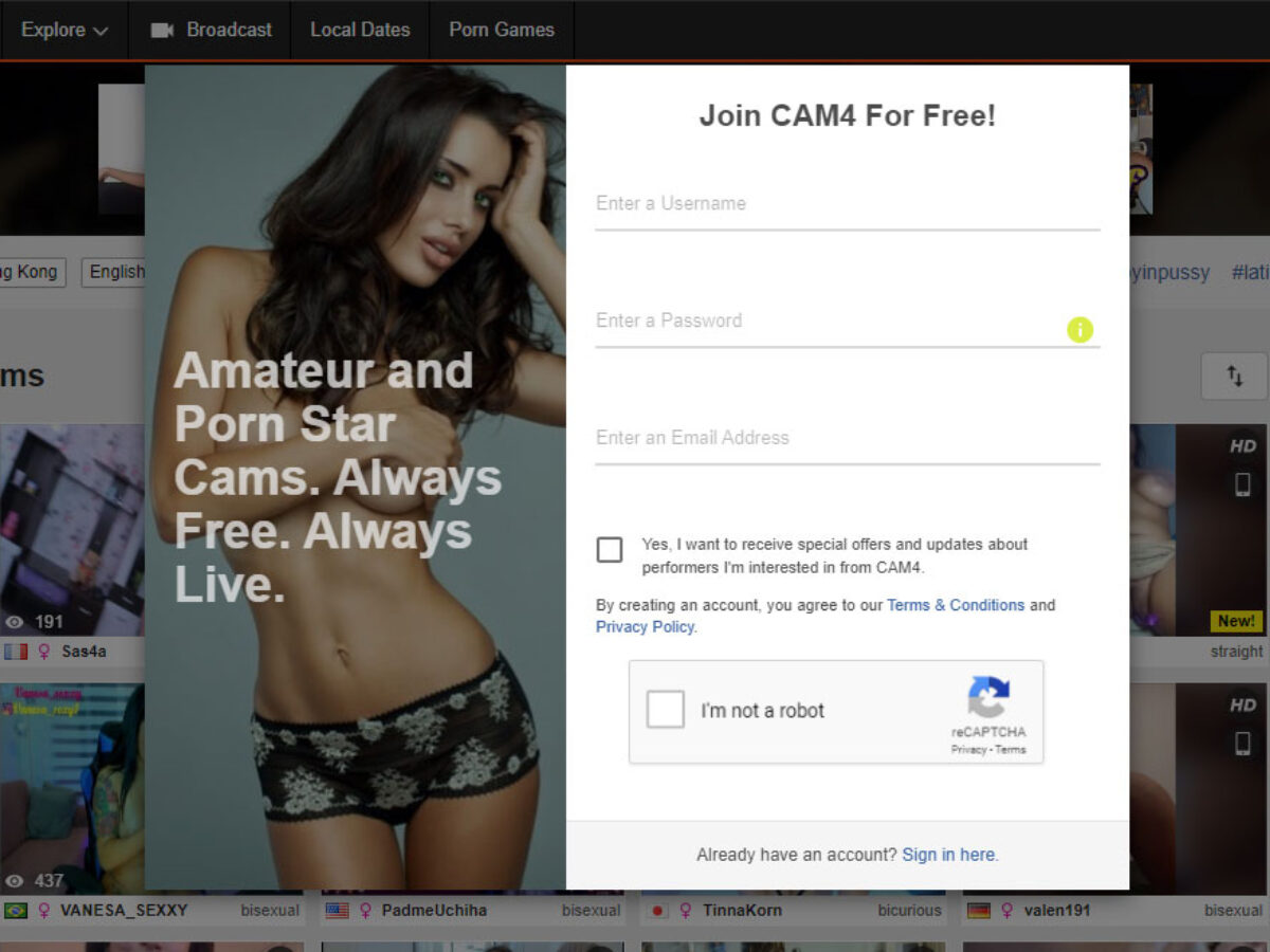 Amatuer Cam Sites