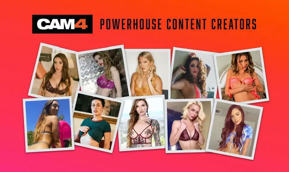 Cam4 brings 10 Top Porn Stars to Live Cam