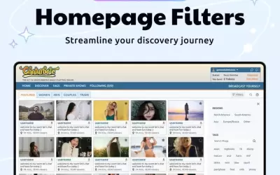 Chaturbate Focuses on Filters: No, not that kind…