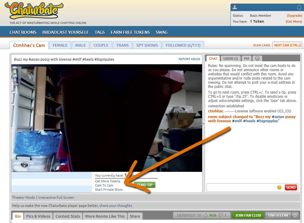 [ANSWERED] How to Cam2Cam at Chaturbate: 2021 Version