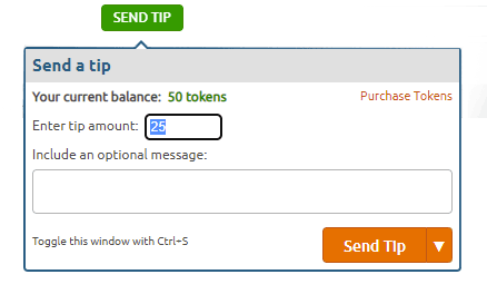 [ANSWERED] Chaturbate Tip Price : What can you get?