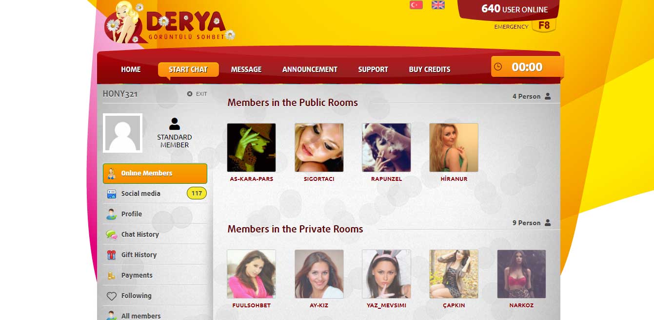 Derya.Com: Quick Look at Turkish Cam Site