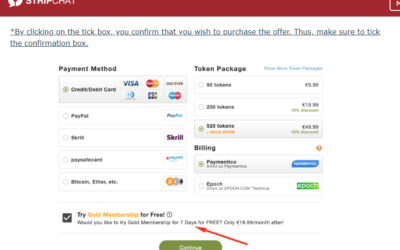 A Taste of Gold Membership with Stripchat
