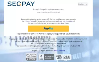 PayPal accepted at MyFreeCams… again