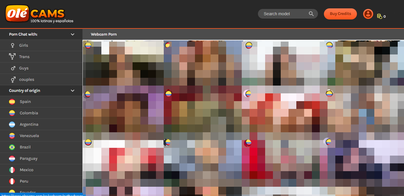 VideoChatErotico.com aka OleCams.com: Quick Look at real Spanish Camgirl site