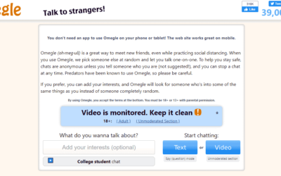 Omegle : Alternatives for Omegle Porn
