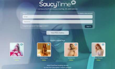 SaucyTime.com: Quick look at British Facetime Live Erotic Chat site