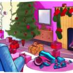 Camgirl Christmas decorations