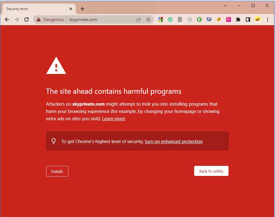[RESOLVED] Is this Skype Cam Girl site safe? Google doesn’t think so! SkyPrivate hit with safety warning