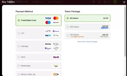6 Stripchat India Ways to Buy Tokens: Get the Best Rates for ₹