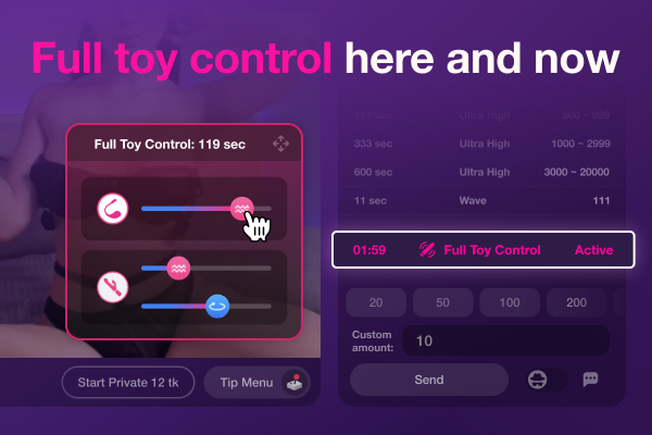 Finally Easy Full Control for Cam Girl Sex Toys? Make those vibrators work for you