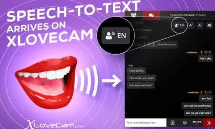 XLoveCam introduces speech-to-text for models