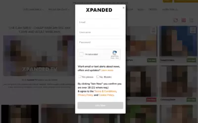 Xpanded TV: Quick Look at British Phone and Camgirl site