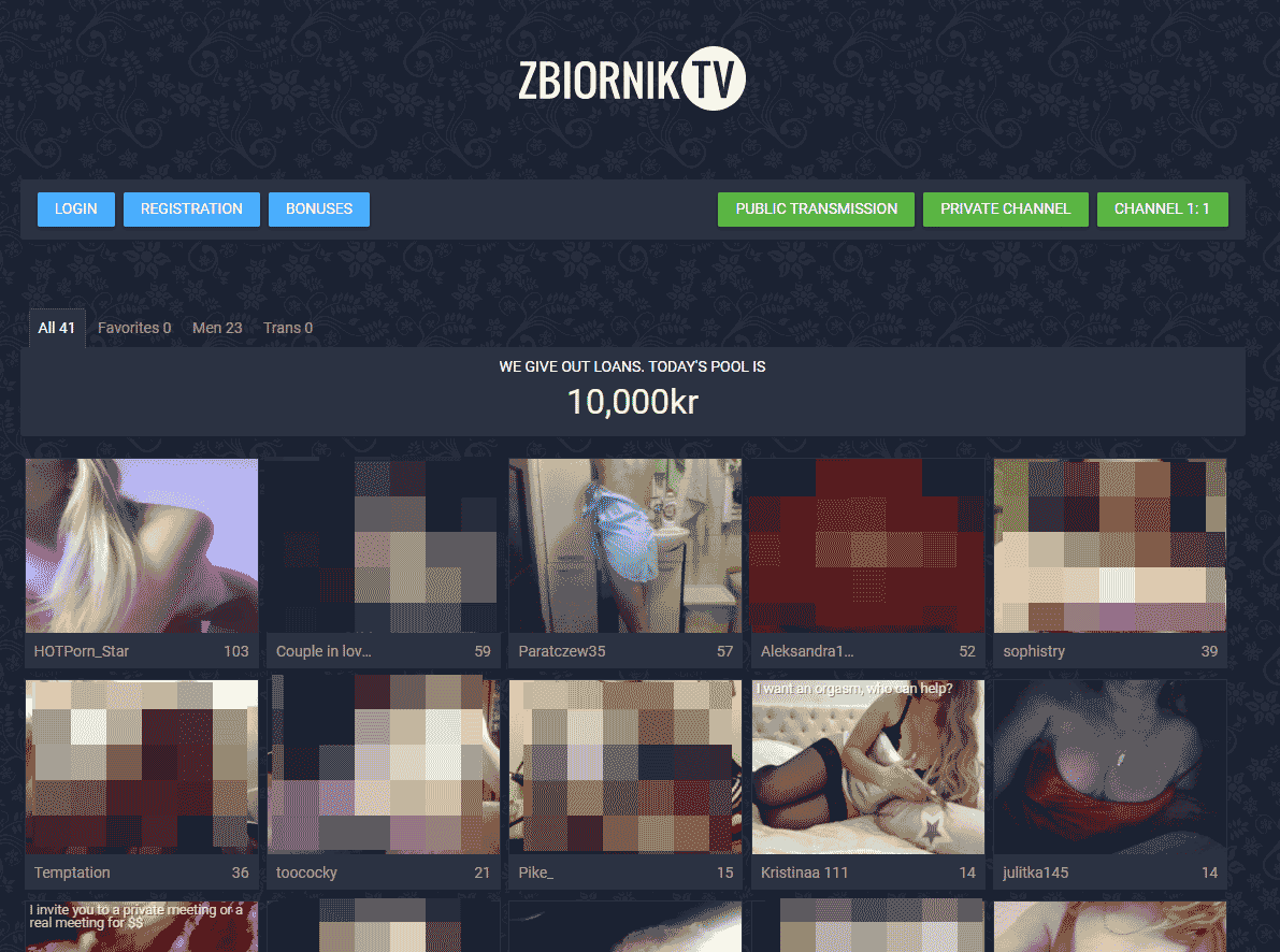 Zbiornik TV: Quick look at Polish Live Cam Girl site